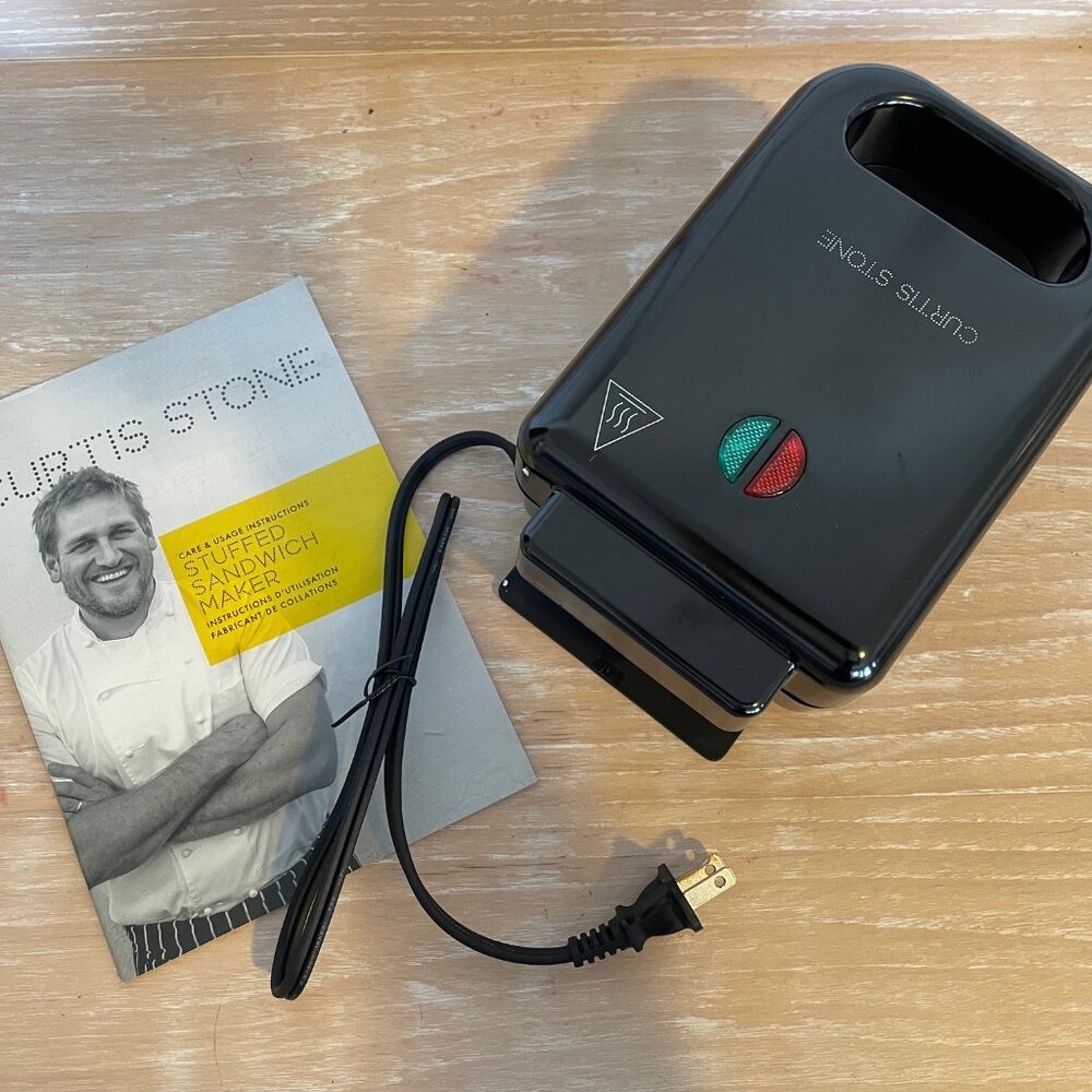 Curtis Stone Stuffed Sandwich Maker Black New Never Used, Original Box